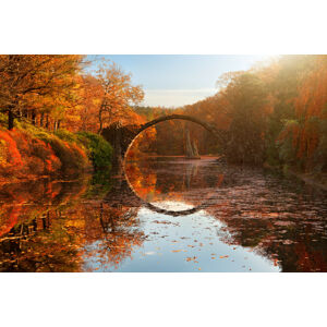 Umělecká fotografie Rakotzbrücke, Daniel Řeřicha, (40 x 26.7 cm)