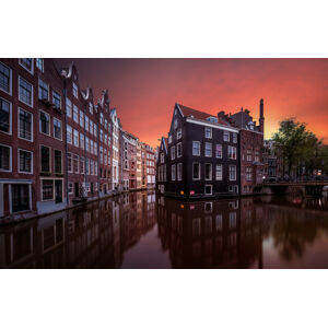 Umělecká fotografie Amsterdam Dawn, Merakiphotographer, (40 x 26.7 cm)