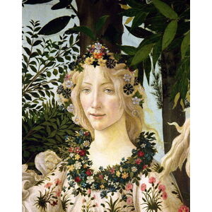 Botticelli, Sandro (Alessandro di Mariano di Vanni Filipepi) - Obrazová reprodukce Flora, detail from the Primavera, c.1478, (30 x 40 cm)