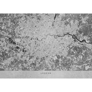 Mapa Gray vintage map of London, Blursbyai, (40 x 30 cm)