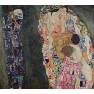 Klimt, Gustav - Obrazová reprodukce Death and Life, (40 x 35 cm)