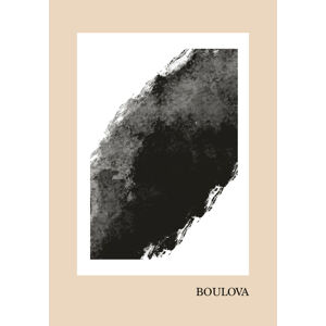 Ilustrace Abstract Black, Veronika Boulová, (26.7 x 40 cm)