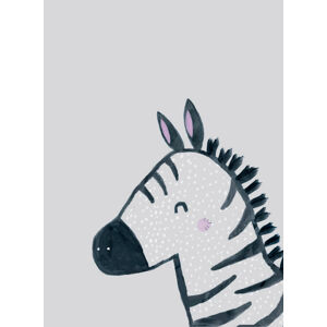 Ilustrace Inky zebra, Laura Irwin, (30 x 40 cm)