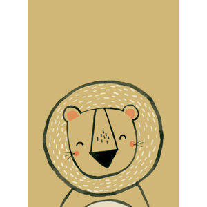 Ilustrace Inky lion, Laura Irwin, (30 x 40 cm)