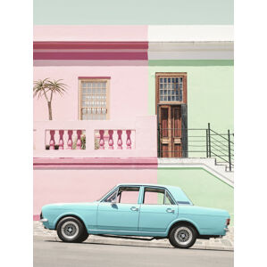Umělecká fotografie Pastel Vintage Car, Sisi & Seb, (30 x 40 cm)