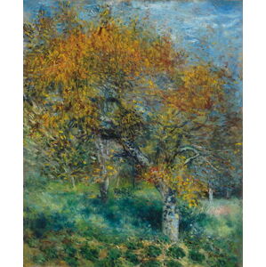 Renoir, Pierre Auguste - Obrazová reprodukce The Pear Tree; Le Poirier, c.1870, (35 x 40 cm)