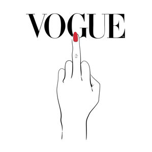 Ilustrace Vogue, Martina Pavlova, (30 x 40 cm)