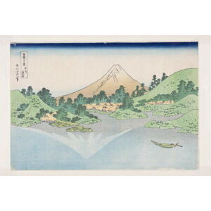 Hokusai, Katsushika - Obrazová reprodukce Reflection in Lake Misaka, (40 x 26.7 cm)