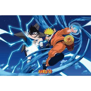 Plakát, Obraz - Naruto Shippuden - Naruto & Sasuke, (91.5 x 61 cm)