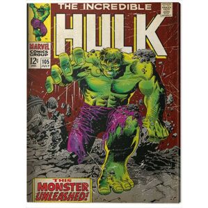 Obraz na plátně Incredible Hulk - Monster Unleashed, (60 x 80 cm)
