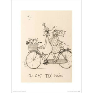 Umělecký tisk Sam Toft - The Cat Taxi Service, Sam Toft, (30 x 40 cm)