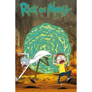 Plakát, Obraz - Rick and Morty - Portal, (61 x 91.5 cm)