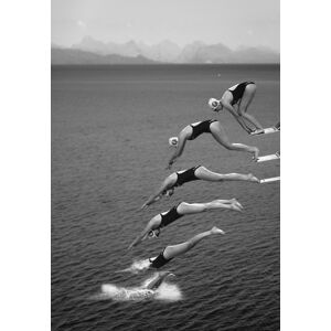 Umělecká fotografie The beauty of diving, Greetje van Son, (26.7 x 40 cm)