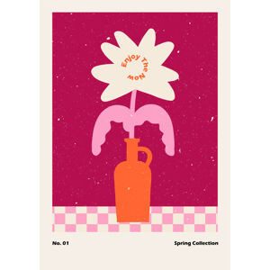 Ilustrace Spring Flower #01, NKTN, (30 x 40 cm)