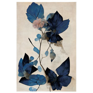 Ilustrace Blue Dry Flowers, Treechild, (26.7 x 40 cm)