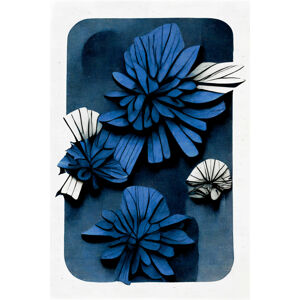 Ilustrace Blue Blossoms, Treechild, (26.7 x 40 cm)