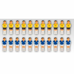 Tuin 1430 Náhradní figurky na fotbálek žlutá modrá 22 ks