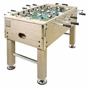 GamesPlanet® Profi fotbálek Leeds, 140 x 73 x 87 cm, světlý M02463