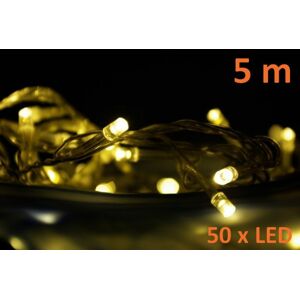 Nexos 820 Vánoční LED osvětlení 5 m - teple bílé, 50 diod