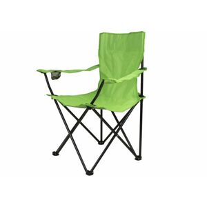 Divero 54 Skládací židle s držákem - světle zelená