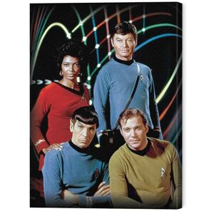 Obraz na plátně Star Trek - Kirk, Spock, Uhura & Bones, (40 x 50 cm)