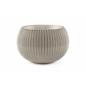 Keter COZIES KNIT 41290 Květináč - písková