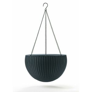 Keter HANGING SPHERE 41430 Zahradní květináč - antracit