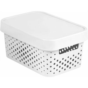 Curver Box INFINITY DOTS 4,5L - bílý