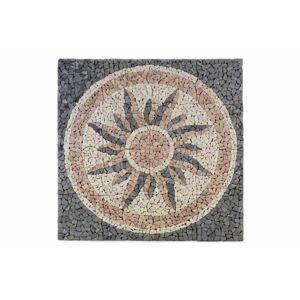 Divero Garth 765 Mramorová mozaika - motiv slunce 120x120 cm
