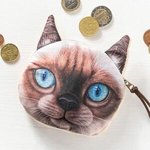 Kočičí peněženka na drobné model 1