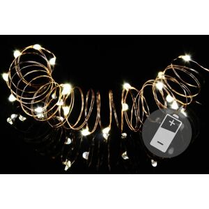 Nexos 42975 Vánoční světelný řetěz - MINI 10 LED - teple bílá