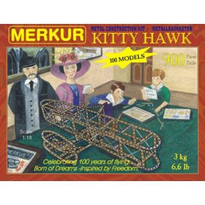 MERKUR Kitty Hawk Stavebnice 100 modelů 900ks v krabici 36x27x5cm