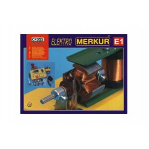 MERKUR E1 Stavebnice elektřina, magnetizmus v krabici 36x28x8cm