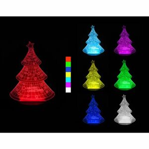 Sharks 53863 3D LED lampa - Vánoční stromek