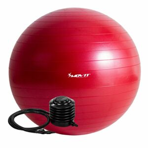 MOVIT 54113 Gymnastický míč s pumpou - 75 cm - červená