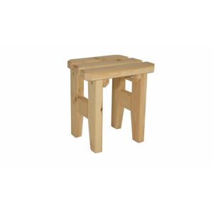 Gaboni Zahradní dřevěná stolička I. - bez povrchové úpravy