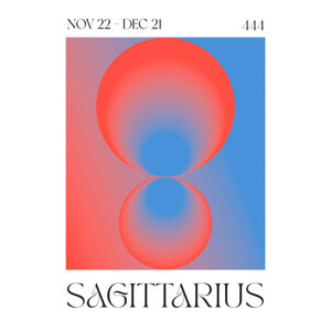 Ilustrace Sagittarius, Valeria Castillo, (30 x 40 cm)