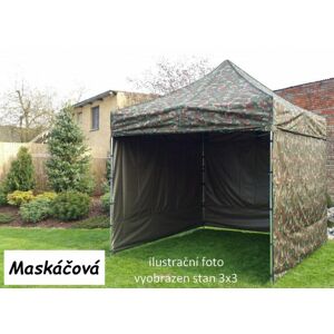 Tradgard PROFI STEEL 57123 Zahradní párty stan 3 x 6 - maskáčová