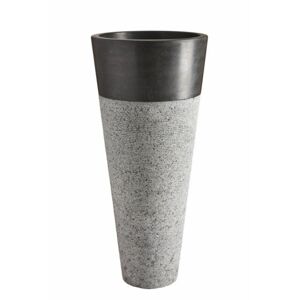 Indera Pedestal Hammered Black 57079 Volně stojící kamenné umyvadlo