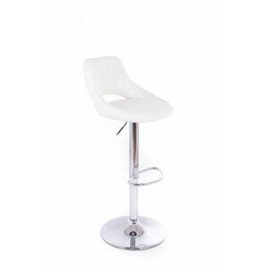 G21 Aletra 57559 Barová židle koženková white