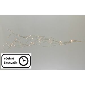 Nexos 57387 Vánoční dekorativní osvětlení – drátky - 64 LED teple bílé