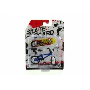 Skateboard prstový s kolem plast 10cm asst mix druhů na kartě