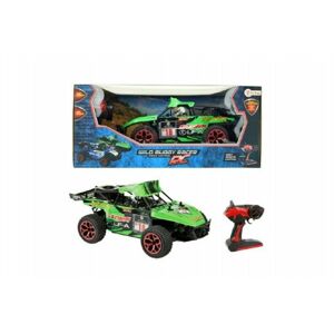 RC buggy Auto zelené plast 28cm s dálkovým ovládáním na baterie v krabici 44x19x22cm