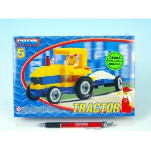 Cheva 5 Traktor s vlekem Stavebnice 84ks v krabici
