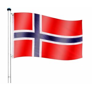 Tuin 60936 Vlajkový stožár vč. vlajky Norsko - 6,50 m