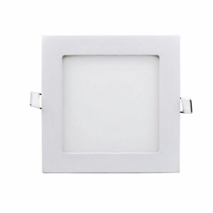 LED stropní panel čtvercový 6 W, studená bílá
