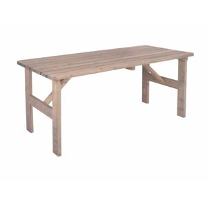 Rojaplast VIKING 54624 Zahradní masivní dřevěný stůl šedý - 150 cm