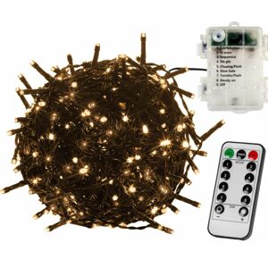 VOLTRONIC® 67413 Vánoční řetěz - 20 m, 200 LED, teple bílý, na baterie