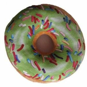 JAHU Polštář donut 3D - zelený