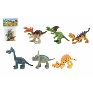 Teddies Dinosaurus plast 9-11 cm 6 ks v sáčku